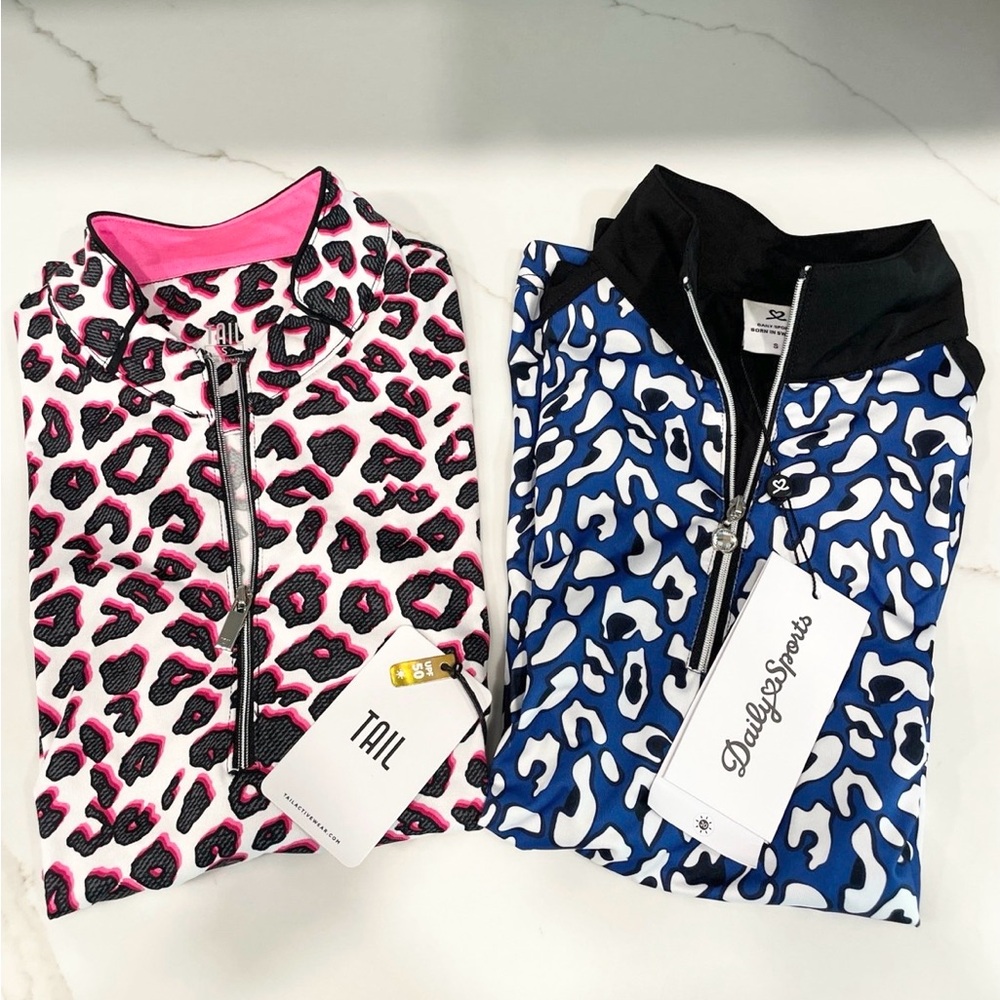 2 NWT Ladies Golf Shirts - Size Small